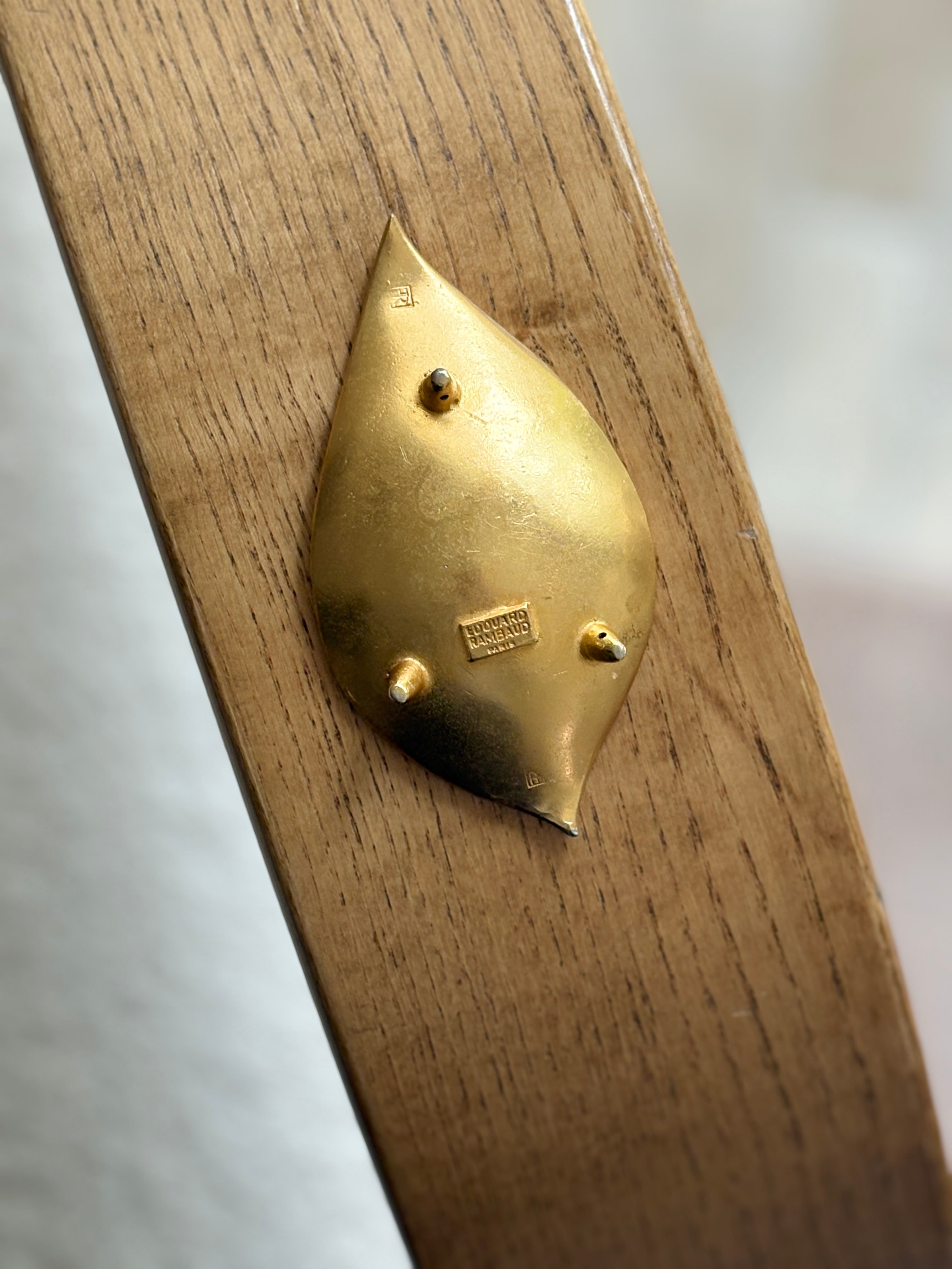 Edouard Rambaud Paris Gilt Metal Leaf Vide Poche No. 2 | Collectors Gene