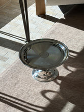 Engine Turned Pedestal Cake Stand 12" - England c. 1960 | Collectors Gene