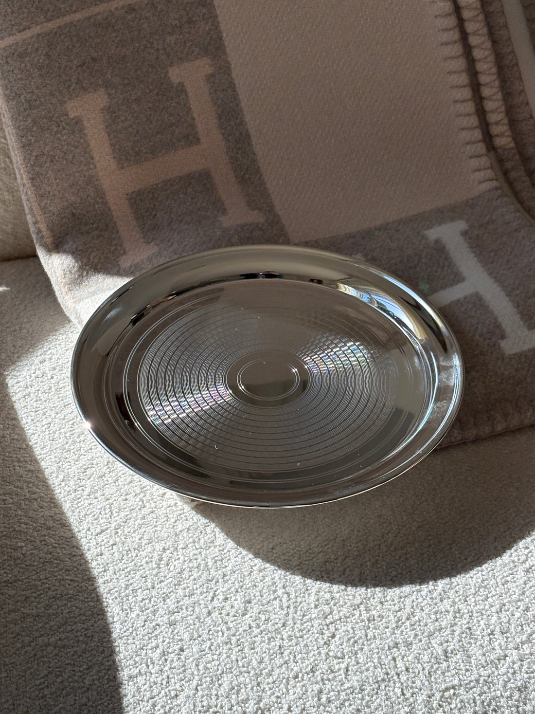 Engine Turned Salver Tray 10&quot; - England c. | Collectors Gene