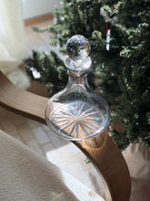 English Crystal Decanter with Sterling Silver Band - Made for the Kings Coronation | Collectors Gene