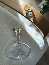 English Crystal Decanter with Sterling Silver Band - Made for the Kings Coronation | Collectors Gene