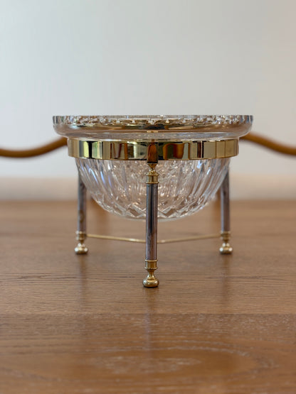 English Cut Crystal Caviar Server by Design Guild | Collectors Gene