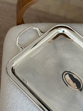 English Hotel Silver Engine Turned Vintage Tray | Collectors Gene