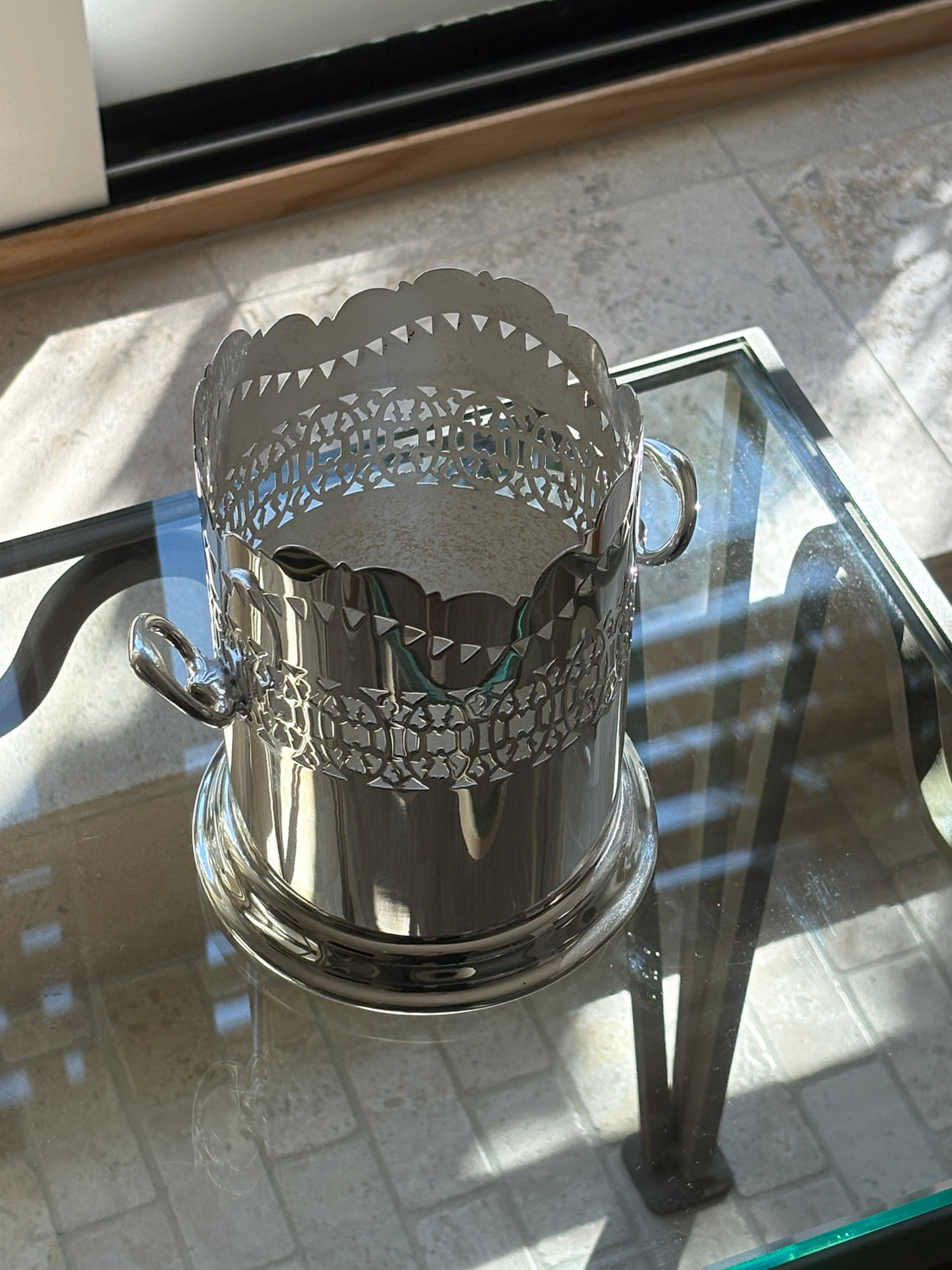 English Pierce Bottle Stand - c. 1885 | Collectors Gene