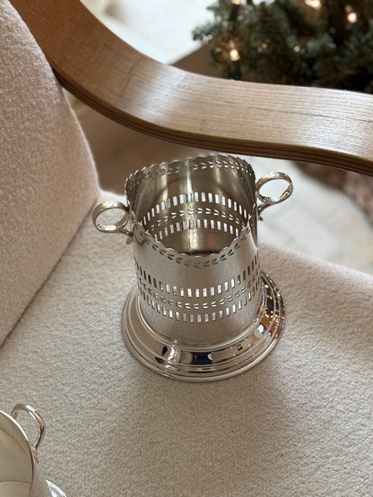 English Pierced Syphon Bottle Stand - c. 1885 | Collectors Gene