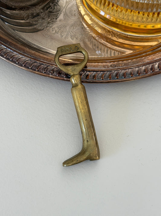 English Ralph Lauren Polo Riding Boot Bar Bottle Opener | Collectors Gene Vintage Finds