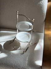 English Two Tiered Serving Stand with Japanese Porcelain Plates - c. 1920 | Collectors Gene