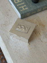Equestrian Box in Silver Plate with Horse Motif c.1950 | Collectors Gene