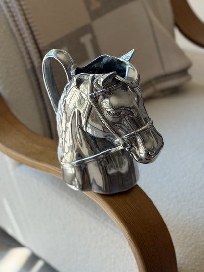 Equestrian Thoroughbred Pitcher in Aluminum | Collectors Gene
