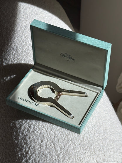 Ercuis Saint Hilaire Collection Silverplated Champagne Opener (Boxed) | Collectors Gene