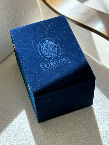 Fabergé Caviar Server with Mother of Pearl Spoon in Original Presentation Box | Collectors Gene