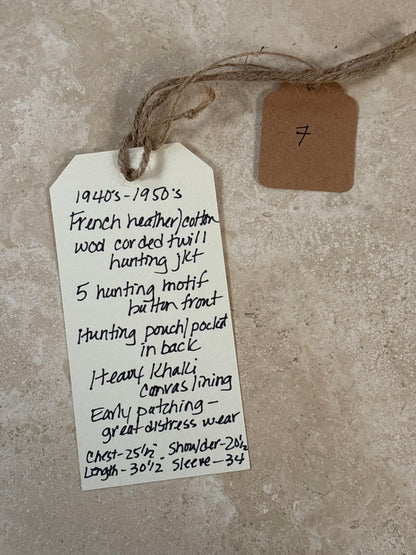 French Corded Hunting Jacket | Collectors Gene