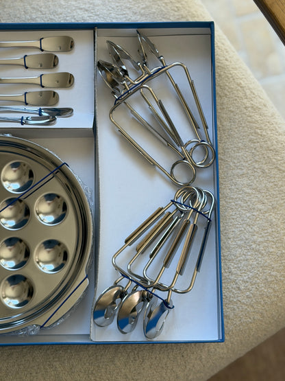 French Escargot Service for 6 by Jean Couzon | Collectors Gene