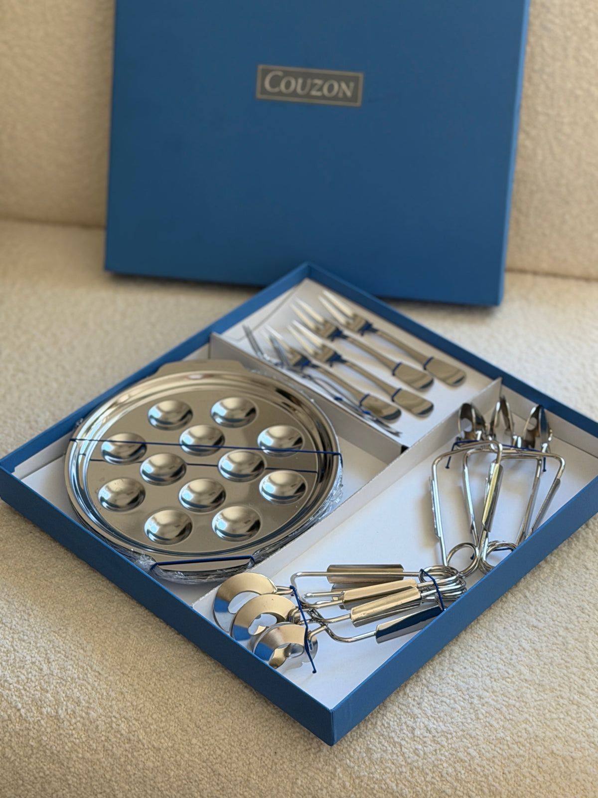 French Escargot Service for 6 by Jean Couzon | Collectors Gene