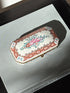 French Floral Hand Painted Porcelain and Brass Box | Collectors Gene
