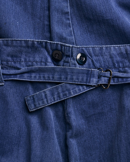French Indigo Belt Back Pants | Doug Bihlmaier