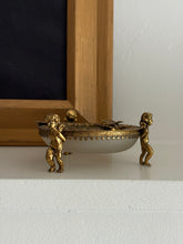 French Ormolu-Style Cherub Round Dish | Collectors Gene Vintage Finds
