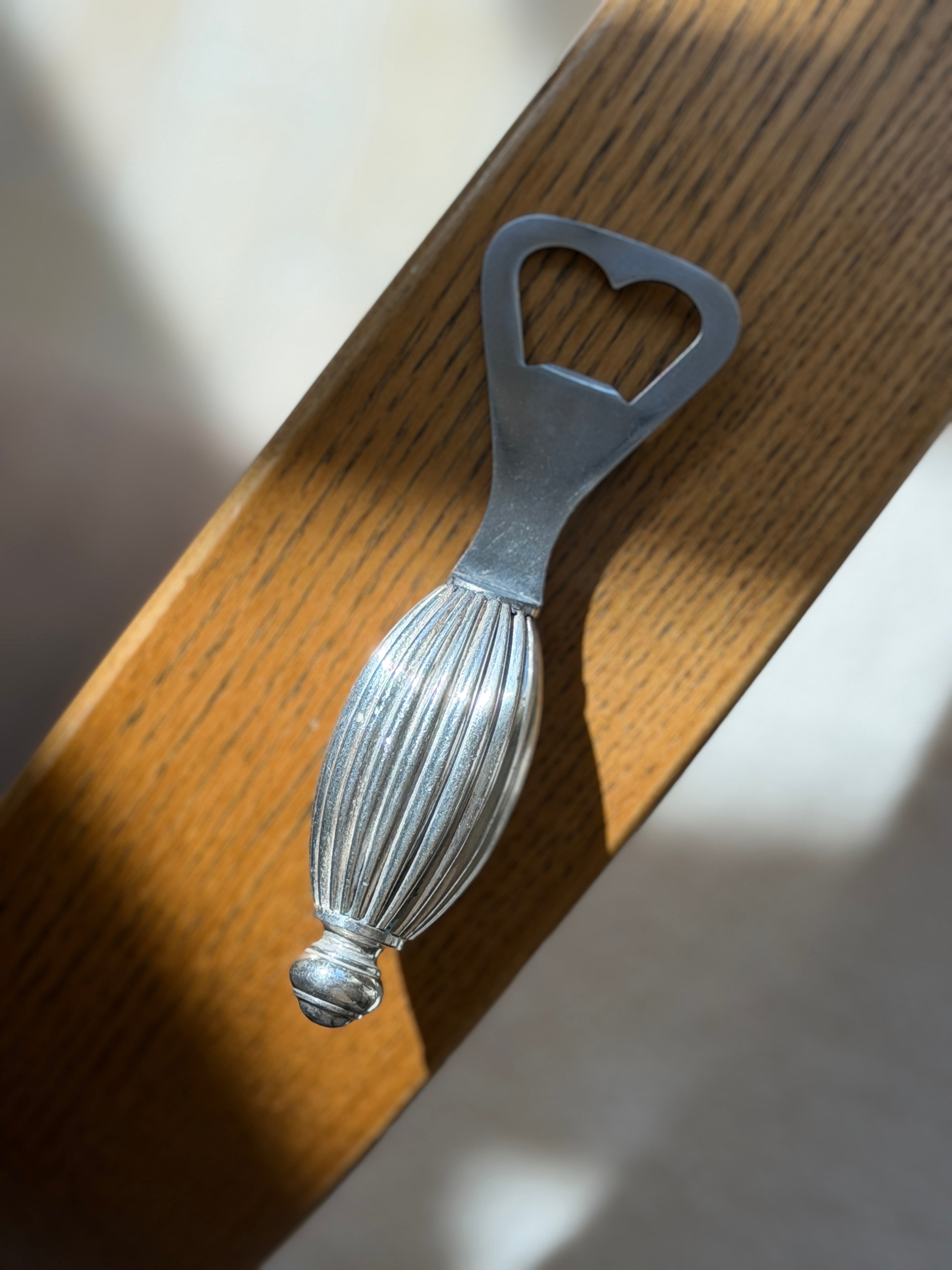 French Silver-Plated Brass Stainless Zeppelin Bottle Opener | Collectors Gene