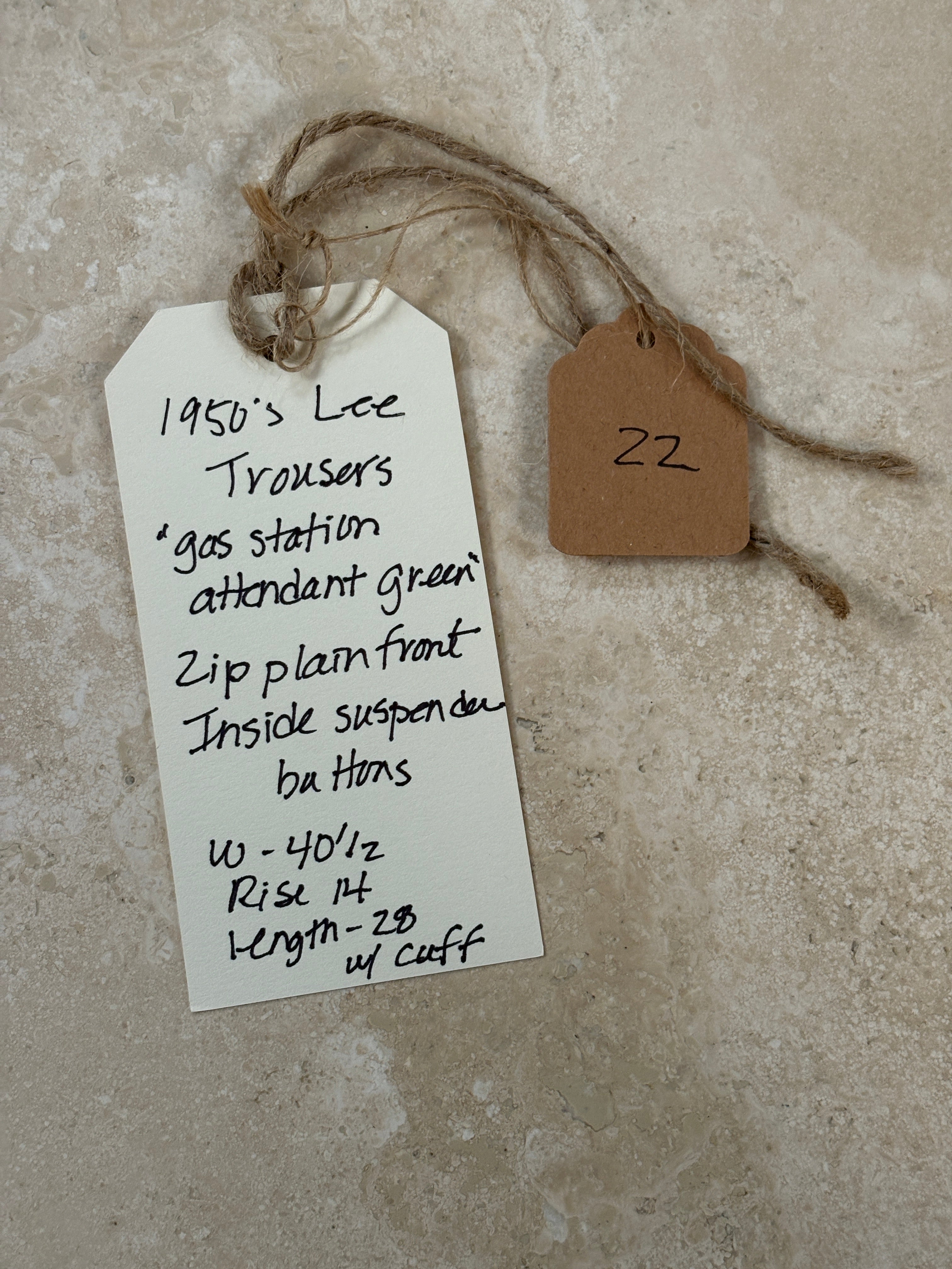 Green Lee Chetopa Twill Pants | Doug Bihlmaier