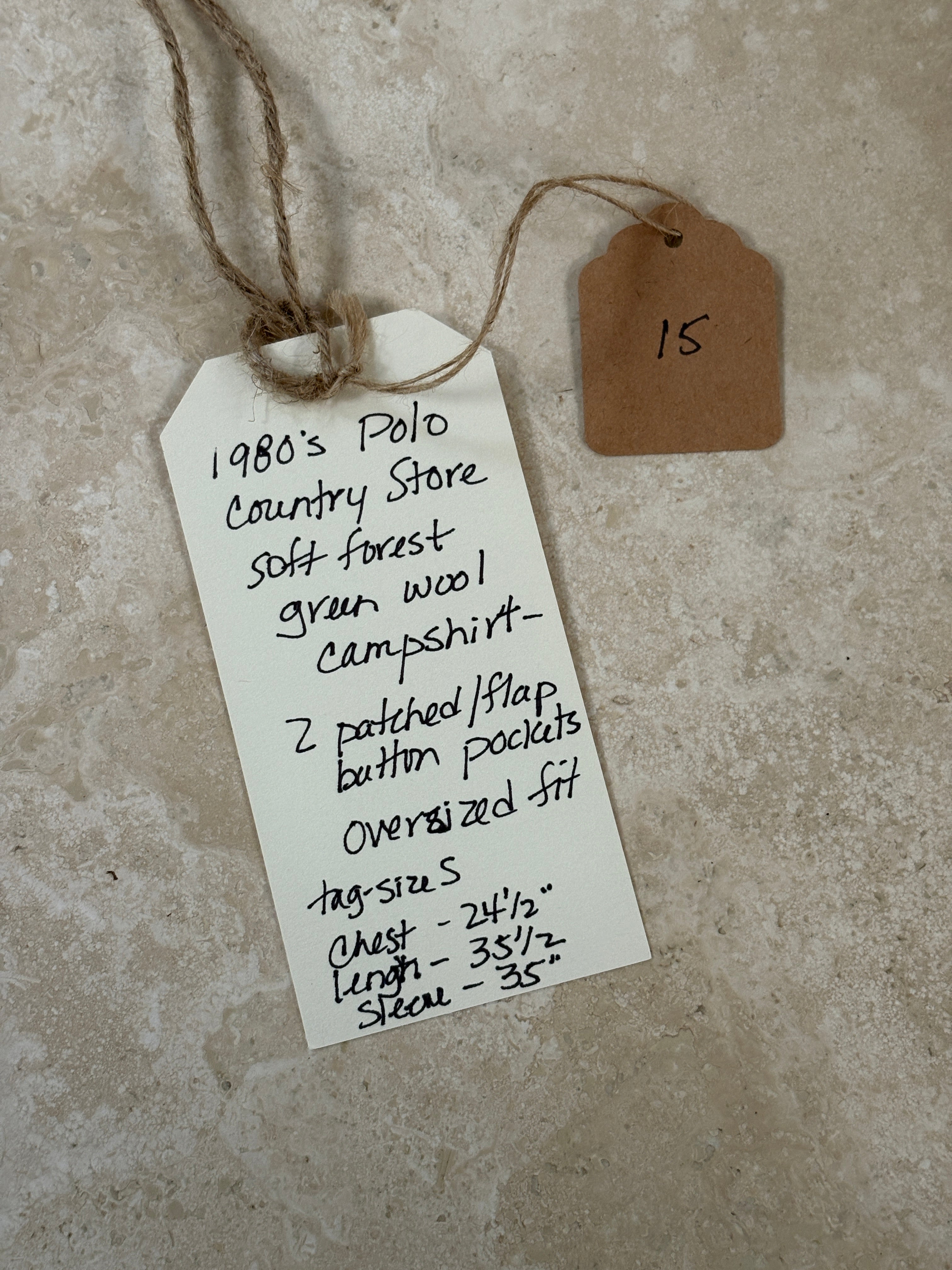 Green Ralph Lauren Polo Country Wool Shirt | Doug Bihlmaier