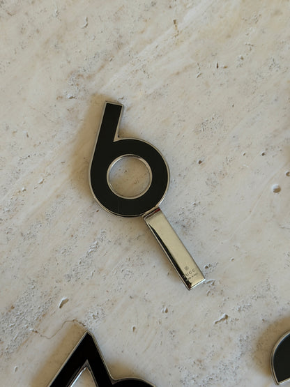 Gucci Enamel Numbered Wine Glass Charms Set | Collectors Gene