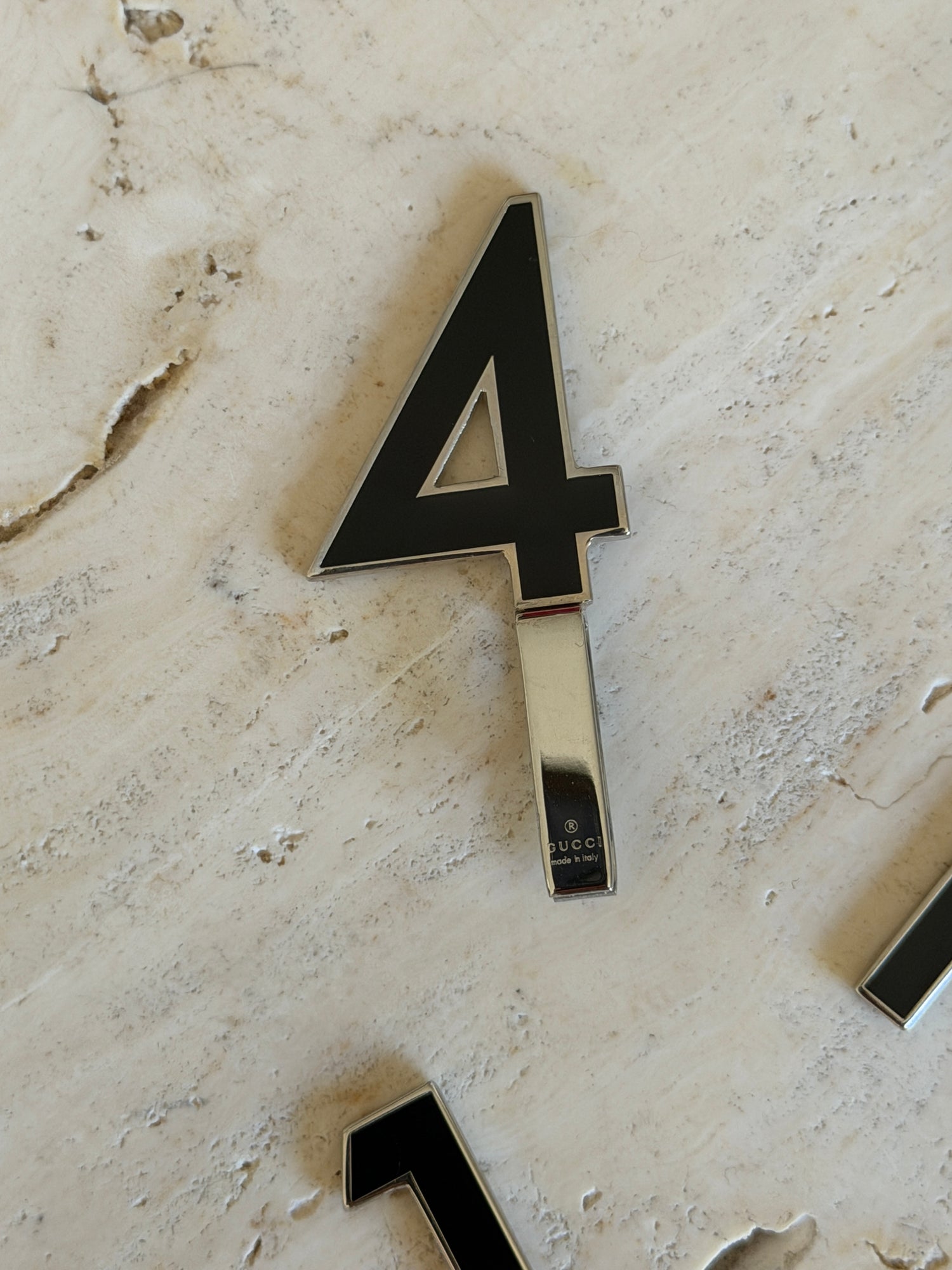 Gucci Enamel Numbered Wine Glass Charms Set | Collectors Gene