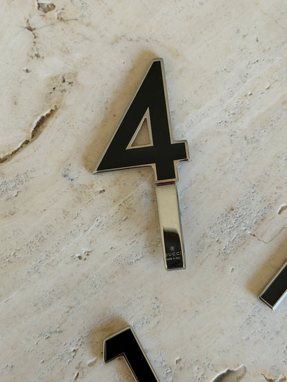Gucci Enamel Numbered Wine Glass Charms Set | Collectors Gene