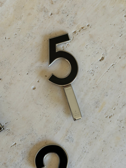 Gucci Enamel Numbered Wine Glass Charms Set | Collectors Gene