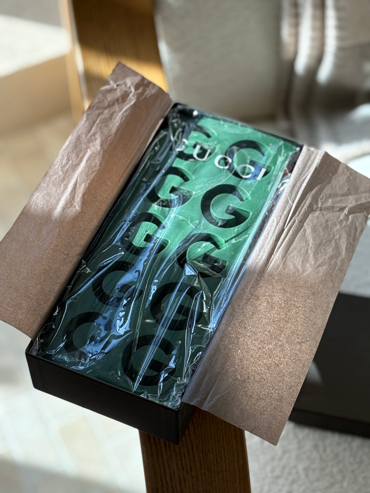 Gucci G Ice Cube Molds in Green Red with Tray Box | Collectors Gene
