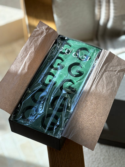 Gucci G Ice Cube Molds in Green Red with Tray Box | Collectors Gene