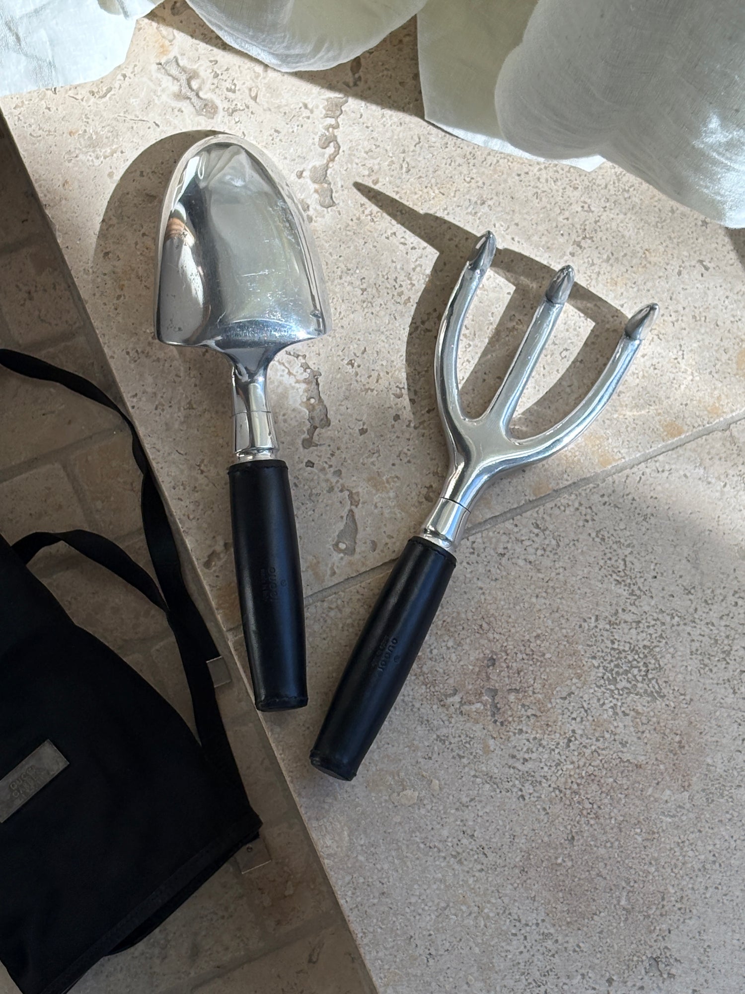 Gucci Garden  Leather Cultivator &amp; Trowel Tools Set with Travel Bag | Collectors Gene