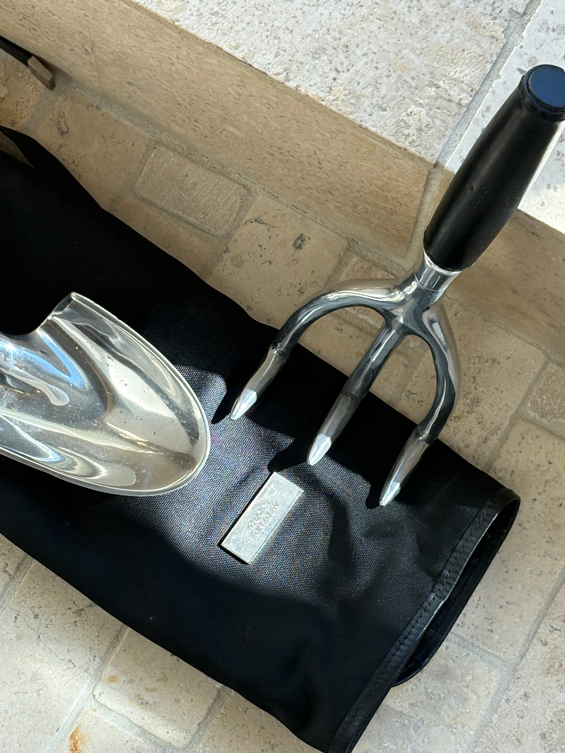 Gucci Garden  Leather Cultivator &amp; Trowel Tools Set with Travel Bag | Collectors Gene