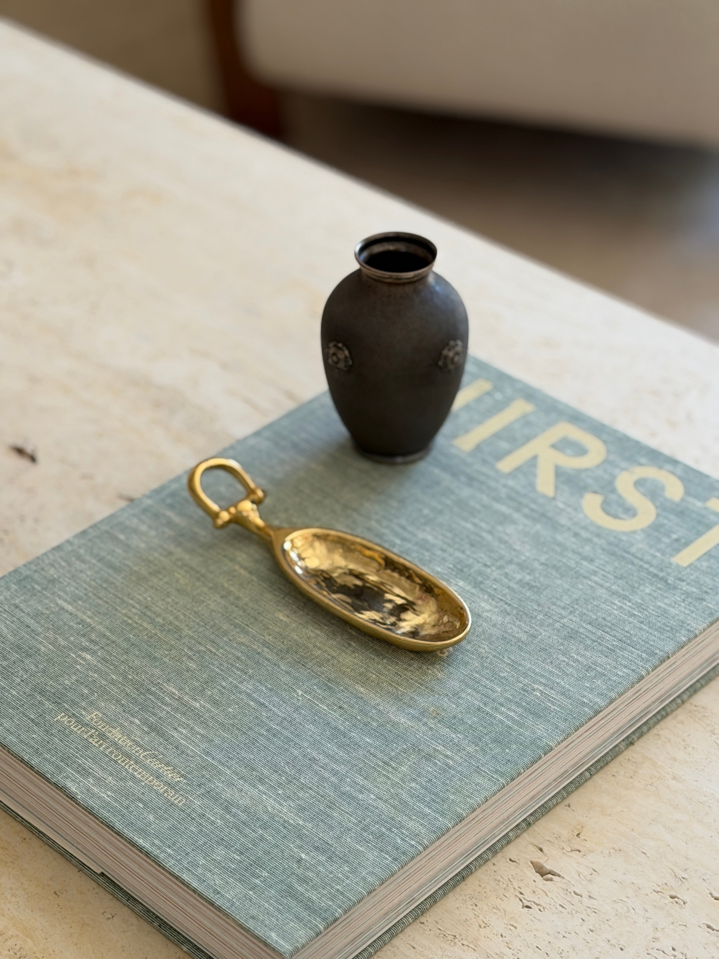 Gucci Horsebit Brass Catchall Dish Italy c.1970 | Collectors Gene