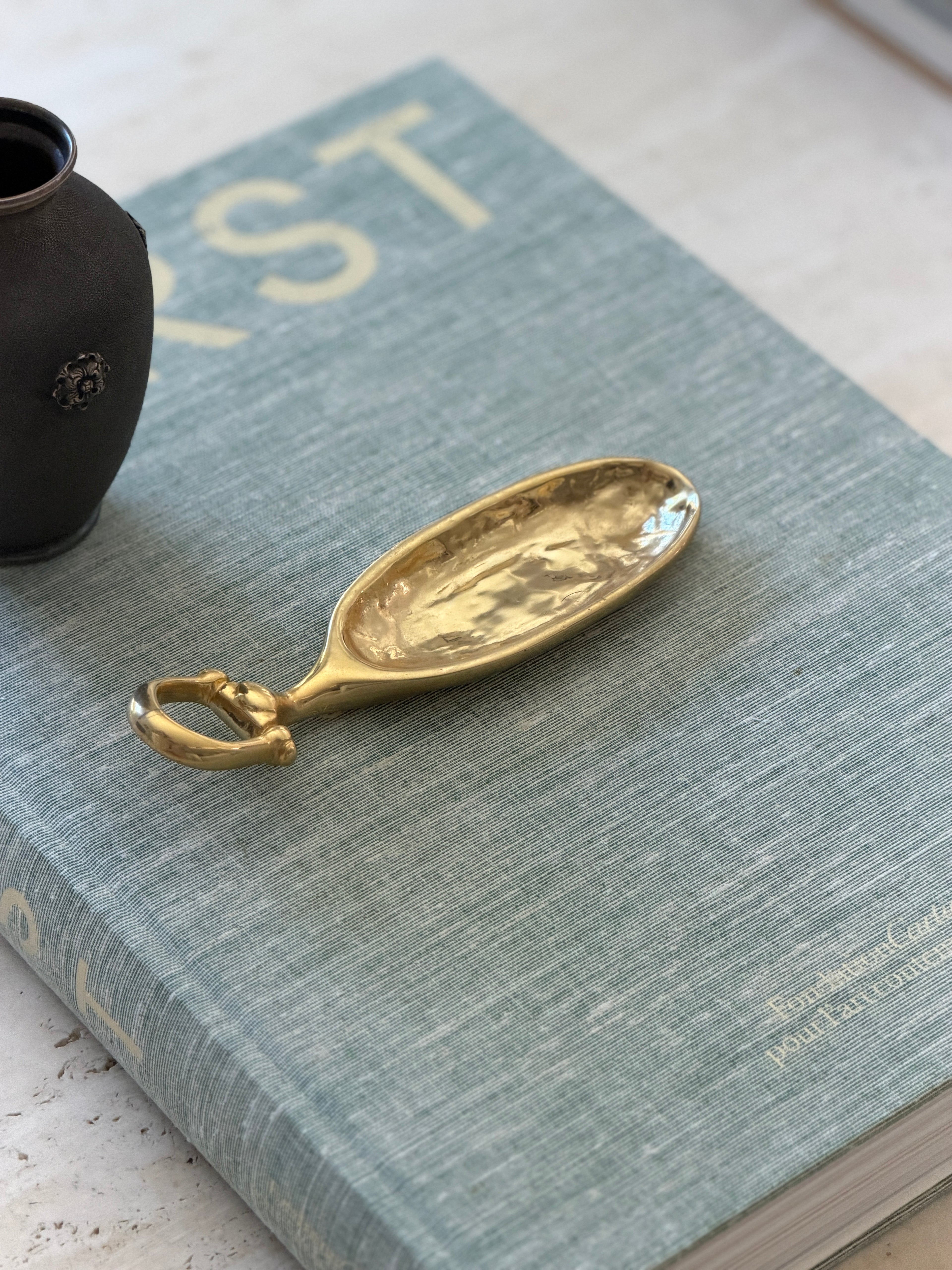 Gucci Horsebit Brass Catchall Dish Italy c.1970 | Collectors Gene