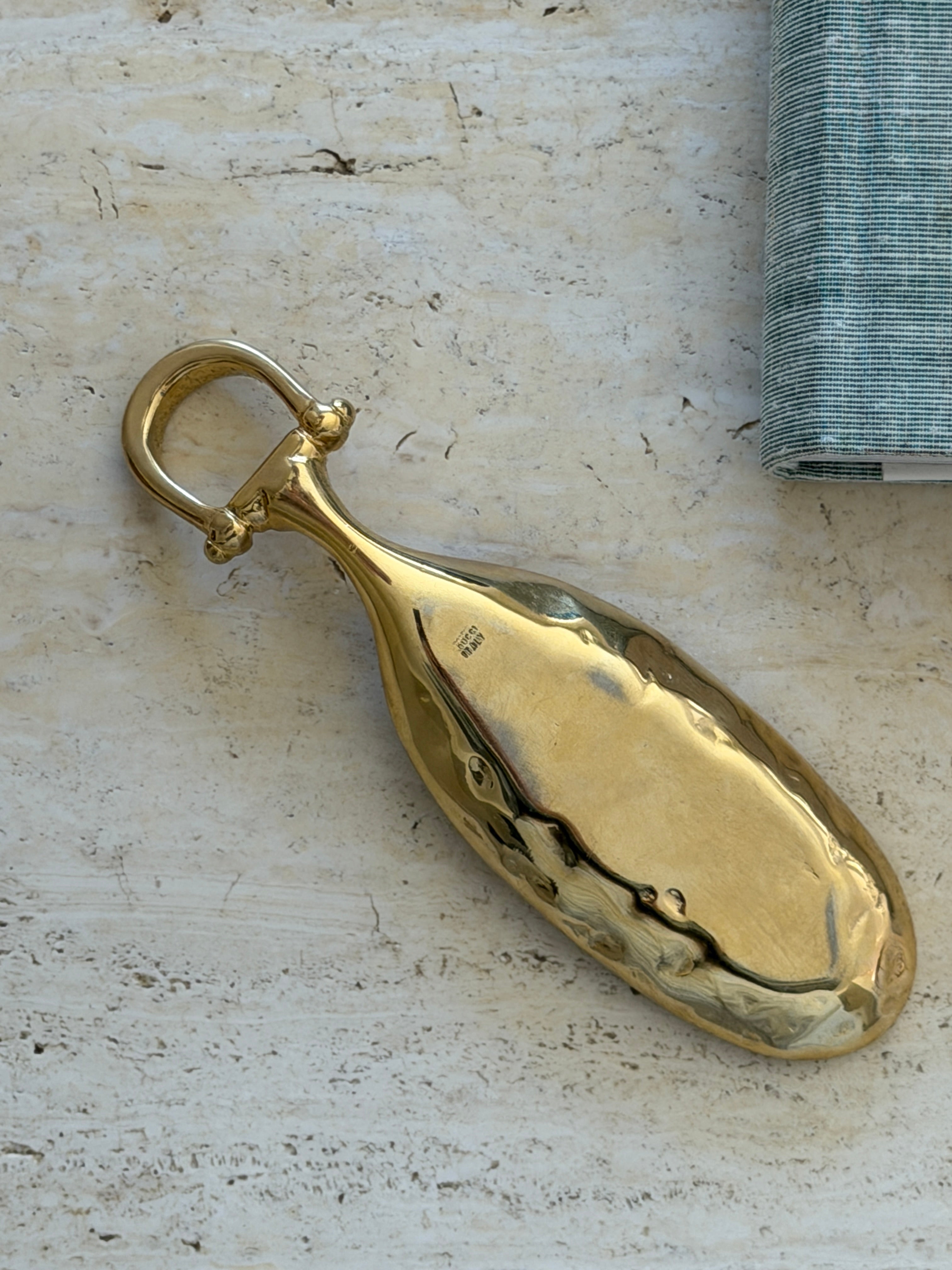 Gucci Horsebit Brass Catchall Dish Italy c.1970 | Collectors Gene