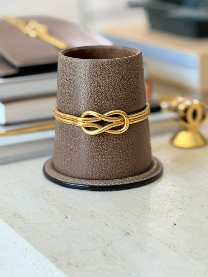 Gucci Leather Desk Cup | Collectors Gene