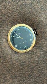 Gucci Leather Document Binder with Integrated Watch - Italy, 1970 | Collectors Gene