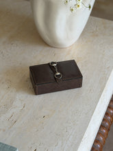 Gucci Leather Equestrian Snaffle Bit Keepsake Box - Italy c.1980 | Collectors Gene