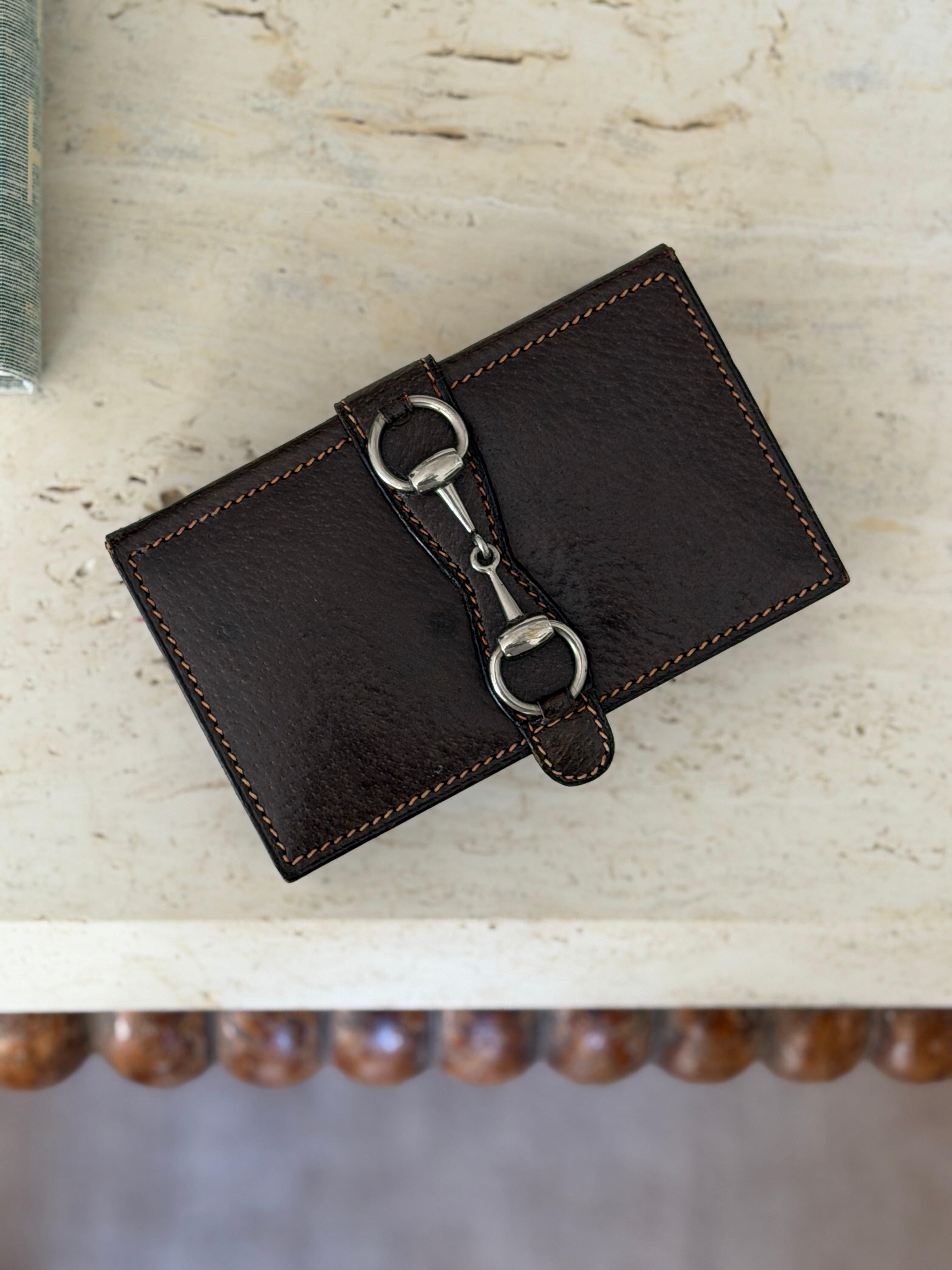 Gucci Leather Equestrian Snaffle Bit Keepsake Box - Italy c.1980 | Collectors Gene