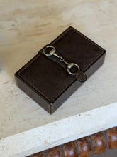 Gucci Leather Equestrian Snaffle Bit Keepsake Box - Italy c.1980 | Collectors Gene