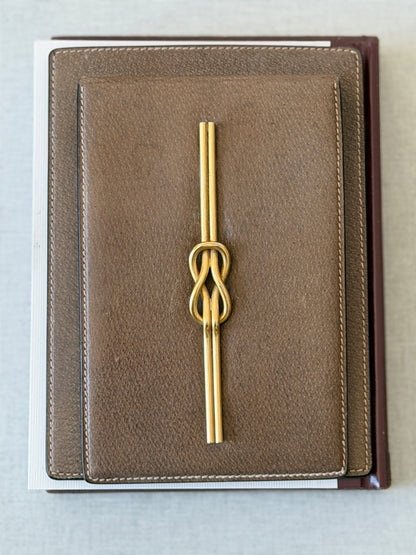 Gucci Leather Memo Holder with Original Gucci Notepad | Collectors Gene