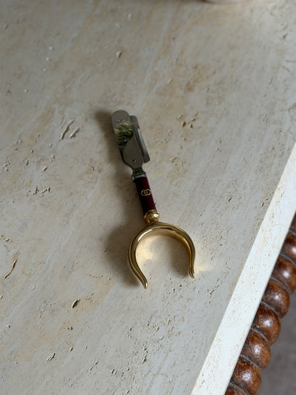 Gucci Red Gold Cheese Truffle Shaver - Italy c.1970 | Collectors Gene