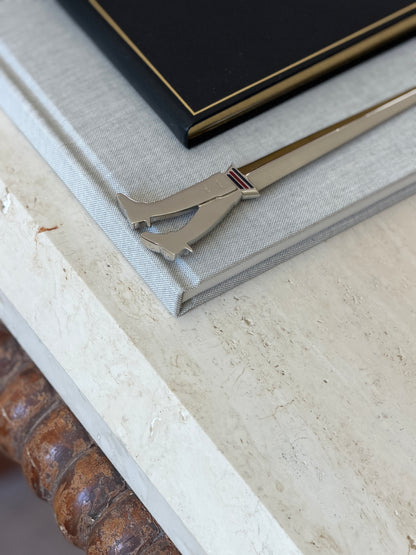 Gucci Riding Boot Letter Opener with Enamel Stripes – Made in Italy