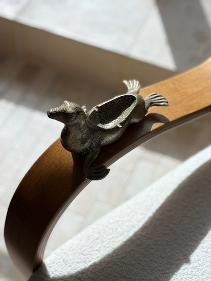 Gucci Sea Lion Figural Ashtray / Catchall in Brass