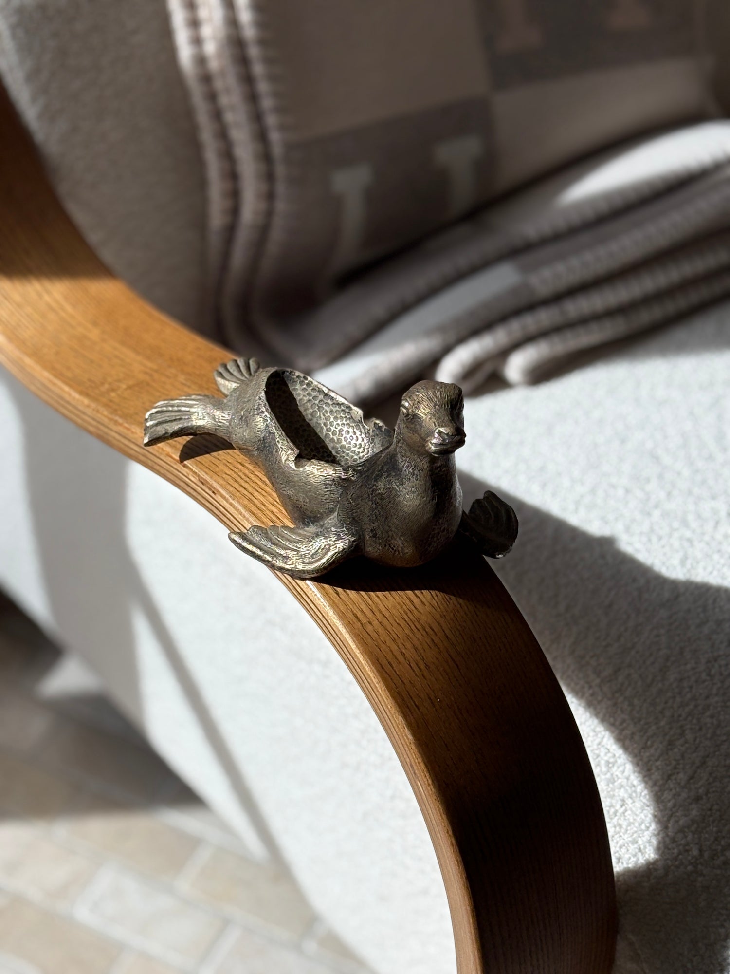 Gucci Sea Lion Figural Ashtray / Catchall in Brass