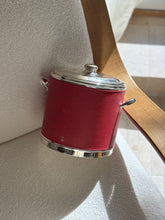 Gucci Silver Plated & Saffiano Leather Champagne Ice Bucket - Made in Italy | Collectors Gene