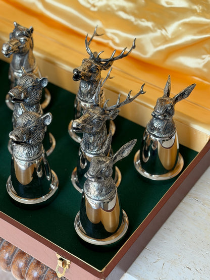 Gucci Stirrup Cup Set of 12 in Fitted Display Box - Italy, c.1970