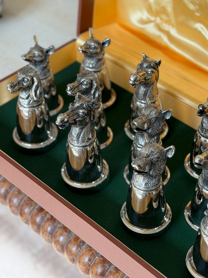 Gucci Stirrup Cup Set of 12 in Fitted Display Box - Italy, c.1970