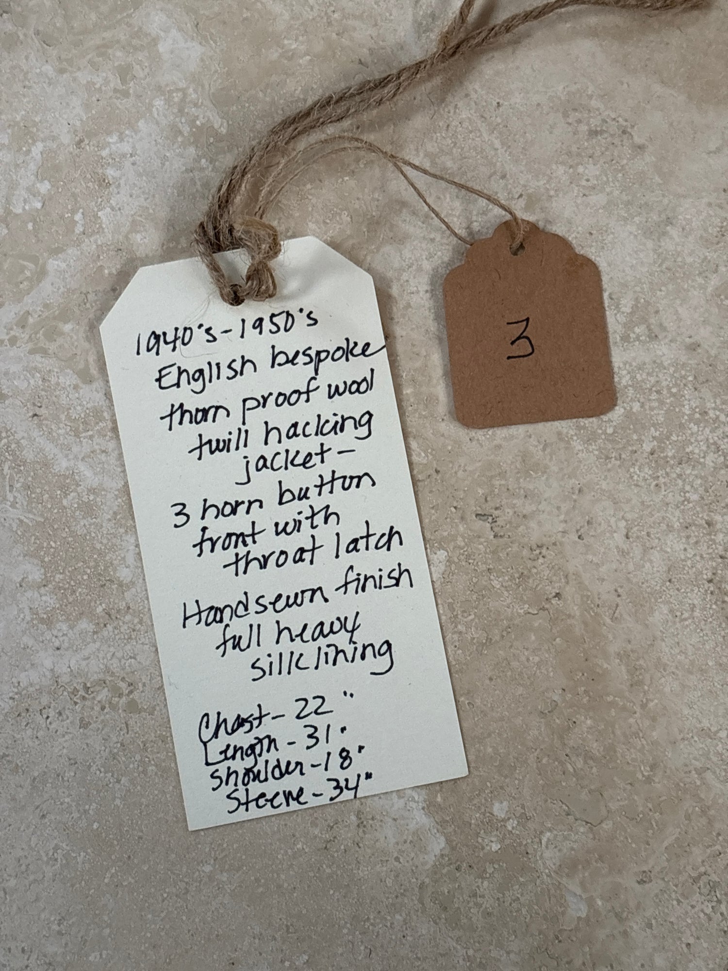 Hacking Thorn-Proof Check Jacket | Collectors Gene