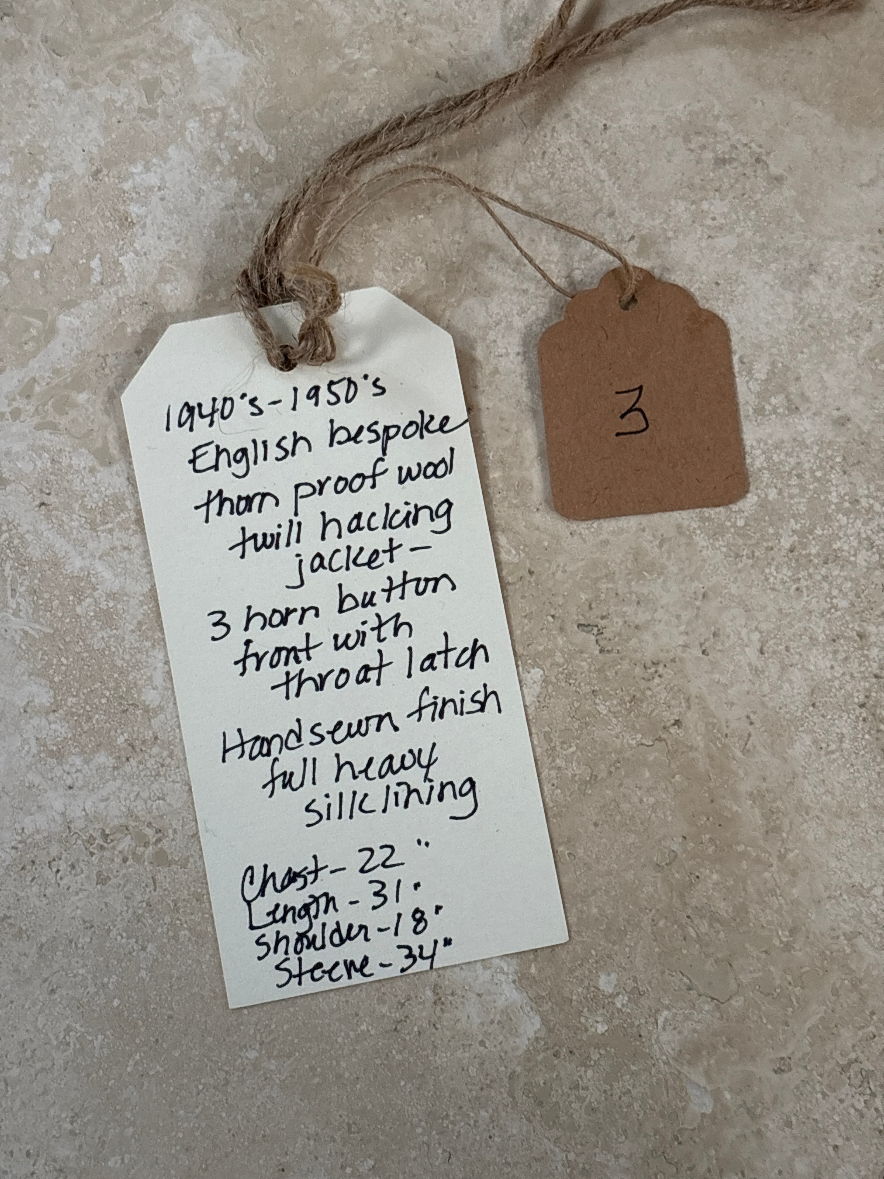 Hacking Thorn-Proof Check Jacket | Collectors Gene